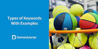 Types of Keywords Examples